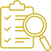 Roof inspections checklist icon