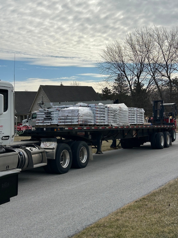 Northern Ohio Roof Restoration Service Trucks